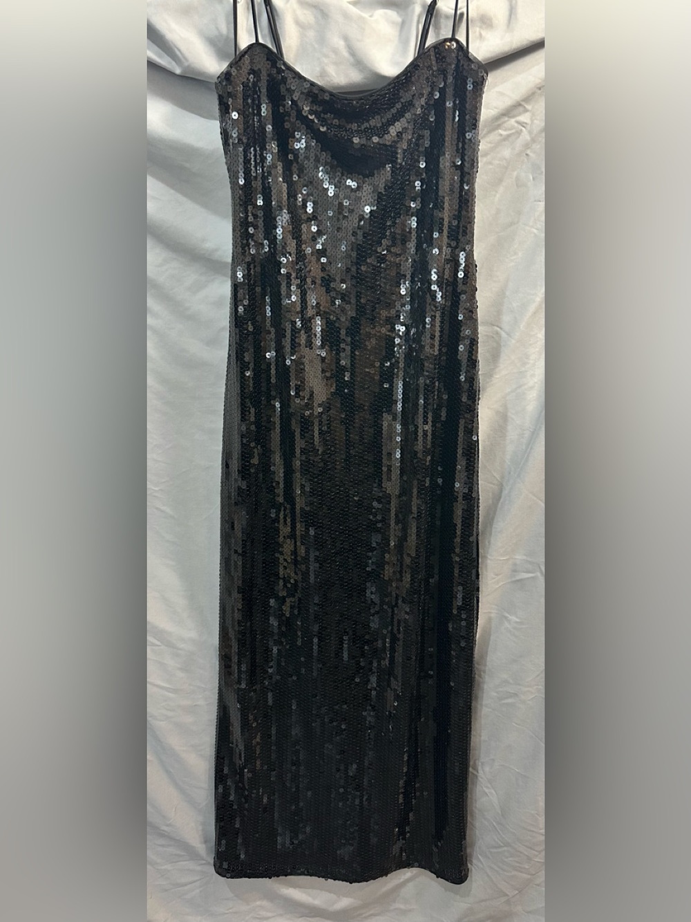 Abercrombie & Fitch Black Sequin Maxi dress